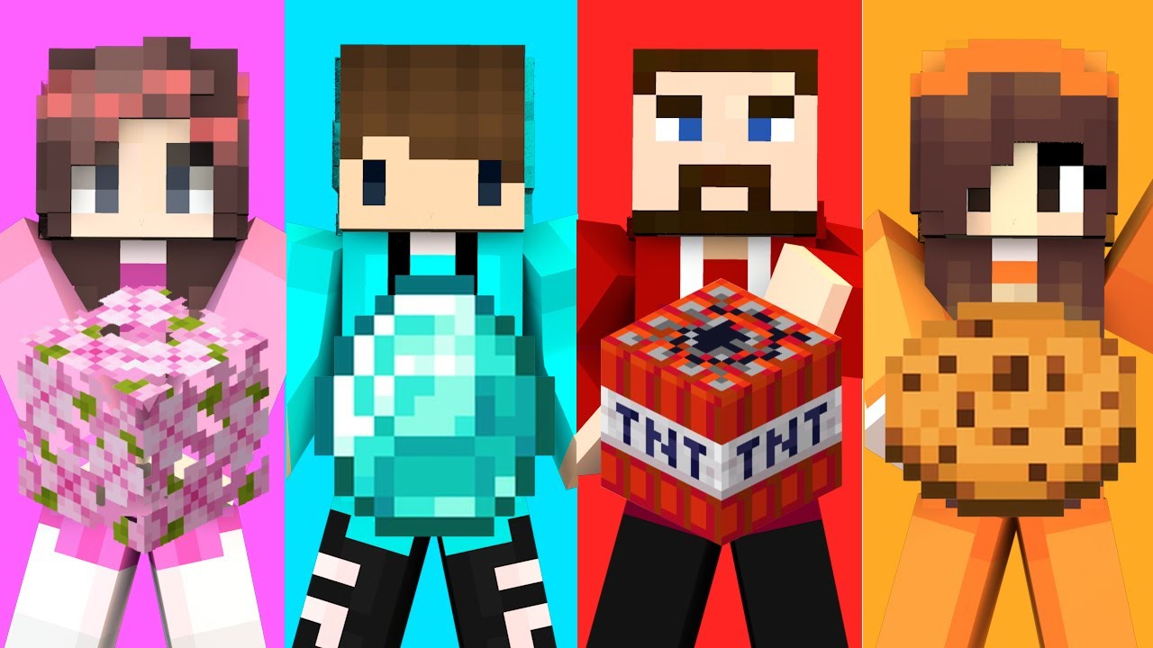 SQUAD CILOK MAIN PETAK UMPET KAMUFLASE DI MINECRAFT 🌸💎🧨🍪