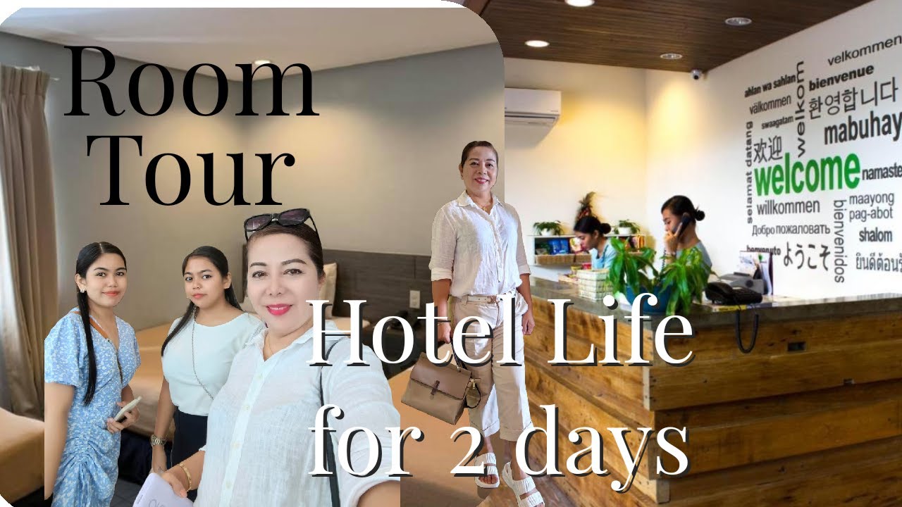 Ep#63(Laag ni Irene) ROOM TOUR CEBU R HOTEL / HOTEL LIFE FOR 2 DAYS/ Irene  Phiqz TV