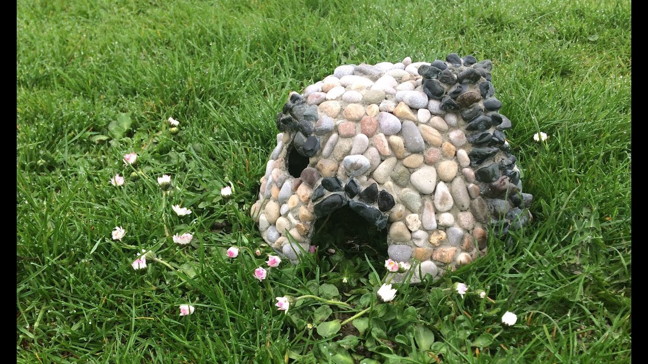 DIY How To Make a Miniature Stone Garden Fairy House