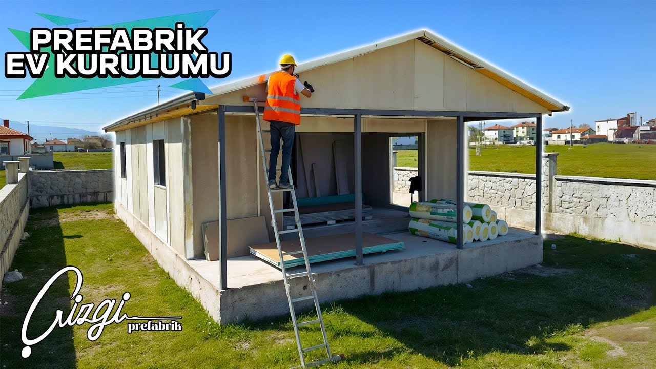 PREFABRİK EV KURULUMU - Modern ve Hızlı &Ccedil;&ouml;z&uuml;m - 82 m&sup2; S&uuml;per Model Ev Turu