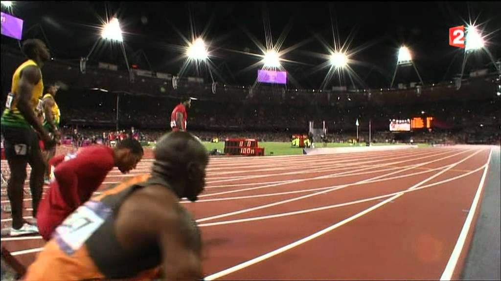 Finale 100 M  Jeux olympiques Londres 2012
