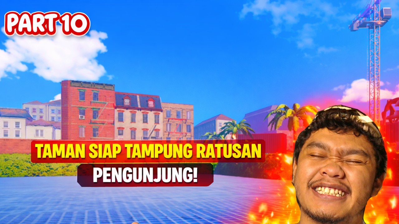 TAMAN MAKIN LUAS, SIAP TAMPUNG BANYAK PENGUNJUNG #waterparksimulator
