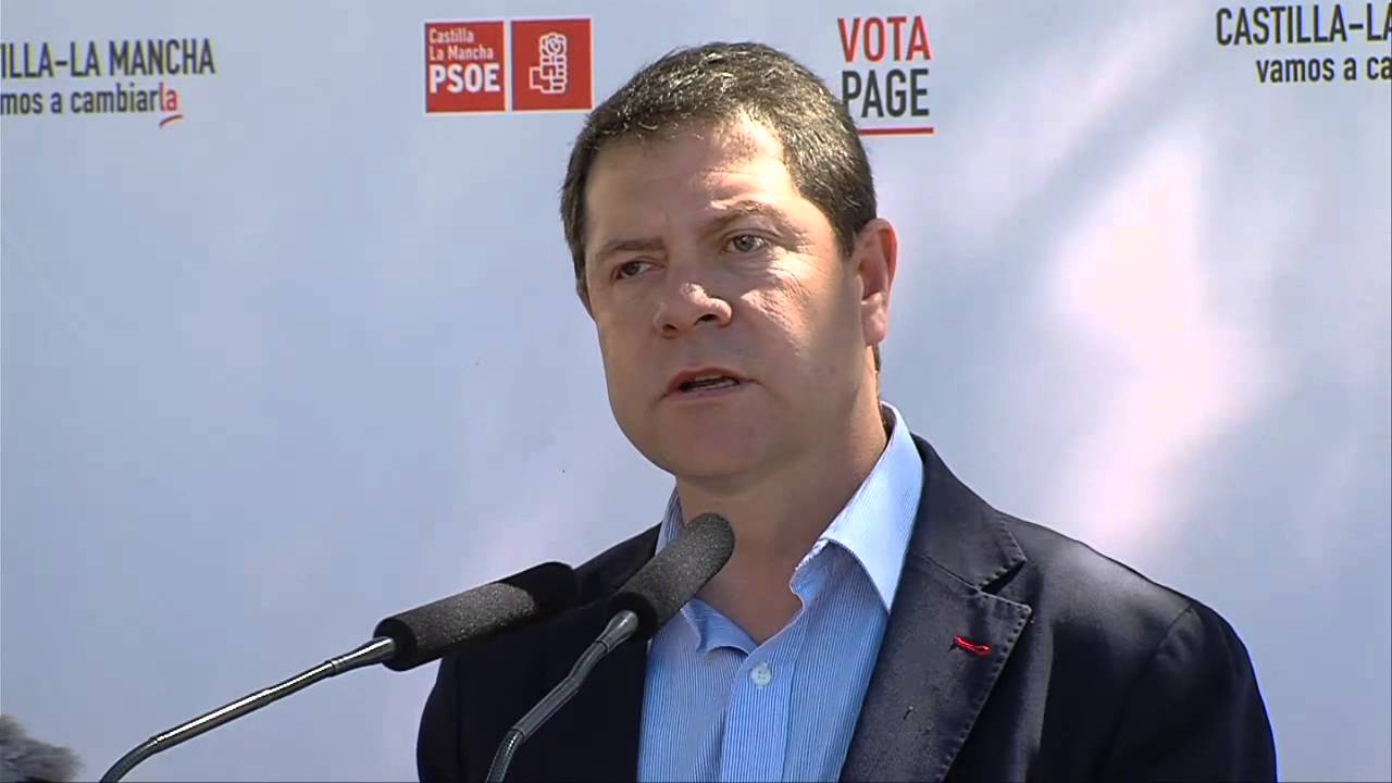 Acto público de Emiliano García-Page en Corral de Almaguer (Toledo). 21 de mayo de 2015TA