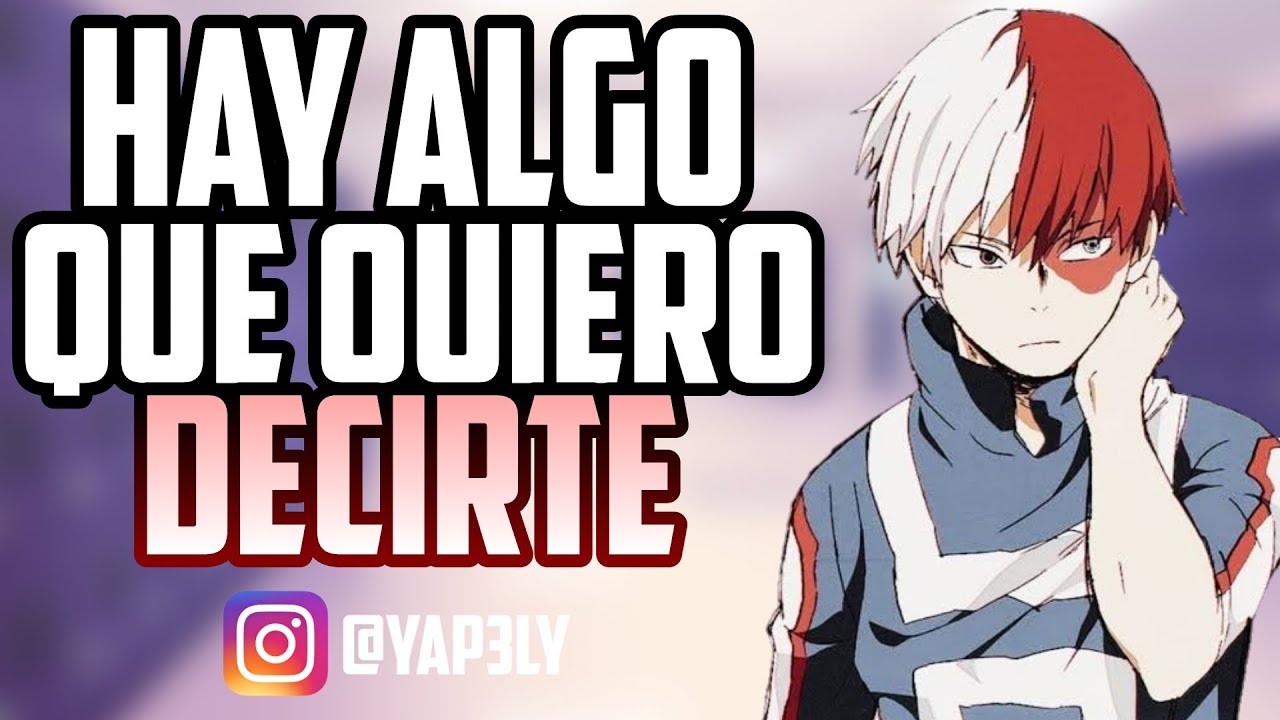 Hay algo que quiero decirte 👉👈 | ASMR Anime Español | ASMR Roleplay | Todoroki ASMR Español