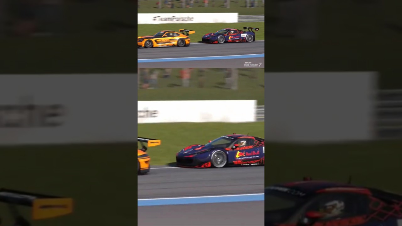 GT7: Franz Hermann Overtake at Le Mans | High-Speed Move 🔥🏁