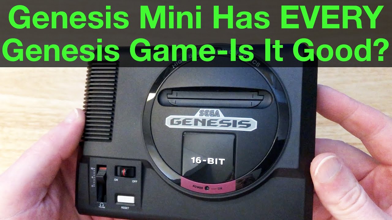 Sega Genesis Mini With Every Genesis Game VS Original Genesis - Is It Good?