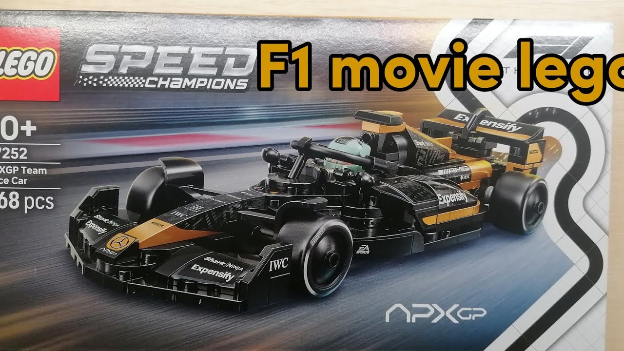 Lego APXGP F1 csapat versenyautója 77252, 268 darab
