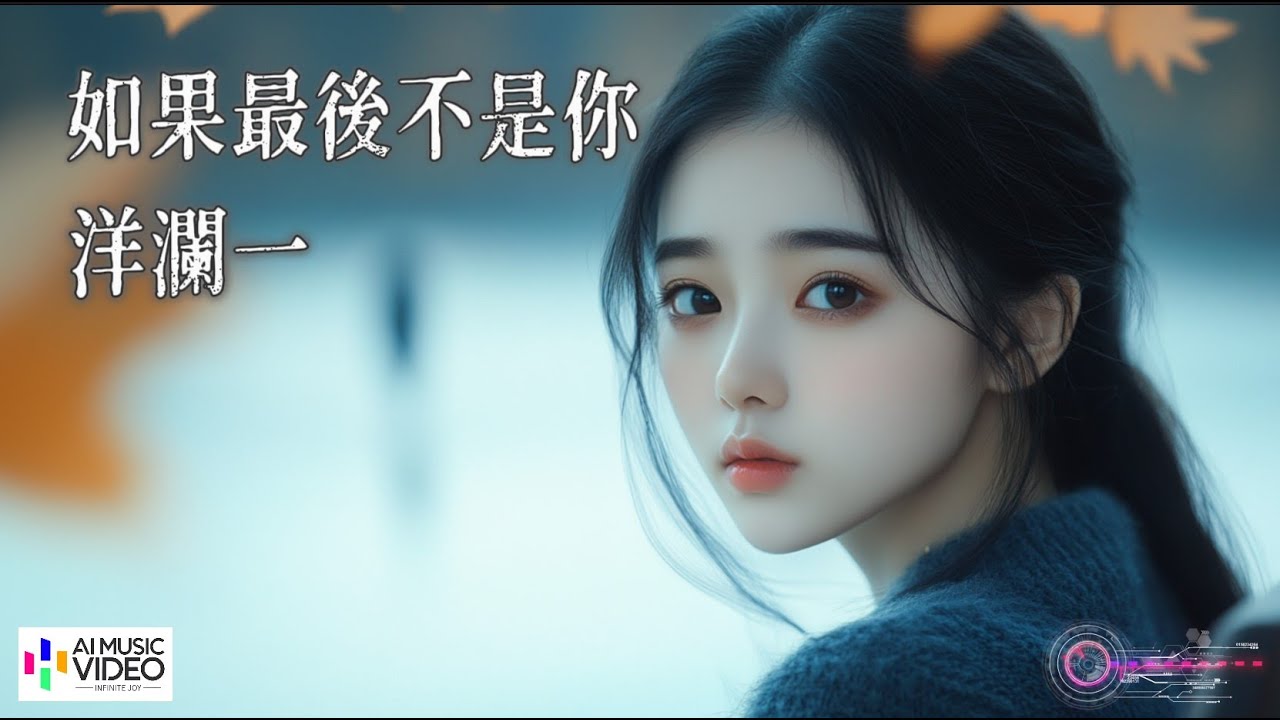 【高清MV】洋瀾一 - 如果最後不是你【Pinyin | AI音樂視頻 | 中文繁體拼音動態字幕】