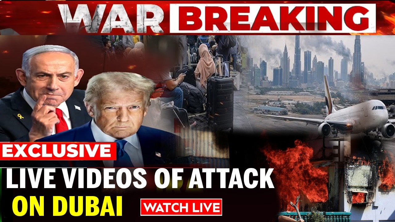 🔴Dubai Attacked by Iran LIVE News | Iran Attacks News LIVE | Iran News LIVE | Dubai Hotels Attacked