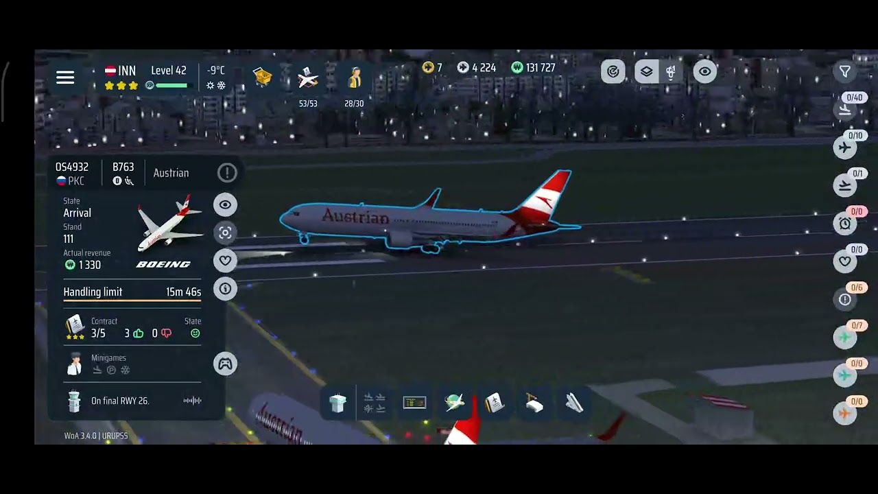 Innsbruck airport #44. Plane spotting. Gameplay. World of airports