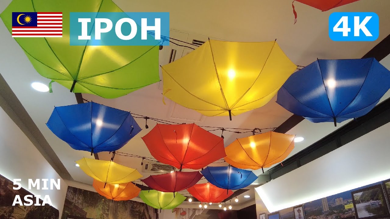 🇲🇾 Malaysia - Ipoh: 5 Minutes Walking Tour - 4K