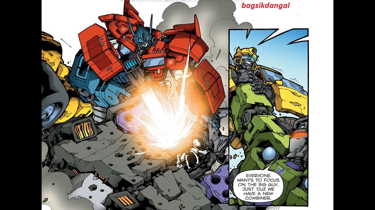 IDW:Optimus Prime Vs Menasor!From Transformers For All Mankind!