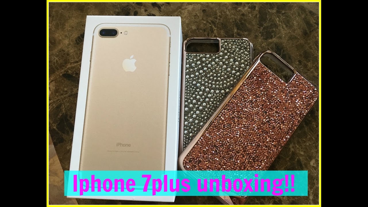 Iphone 7plus Unboxing!!!!!! 📱📦