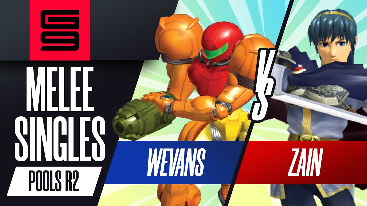 Wevans (Samus) vs Zain (Marth) - Melee Singles Pools Winners Semi-Final  - Genesis 9