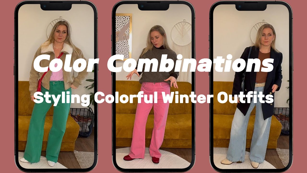 Сочетания цветов. Как создавать яркие образы зимой.
