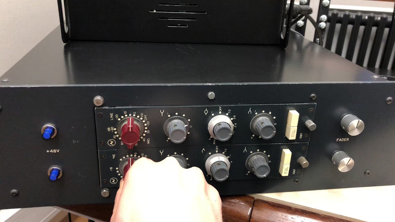 Racked pair Neve 1067