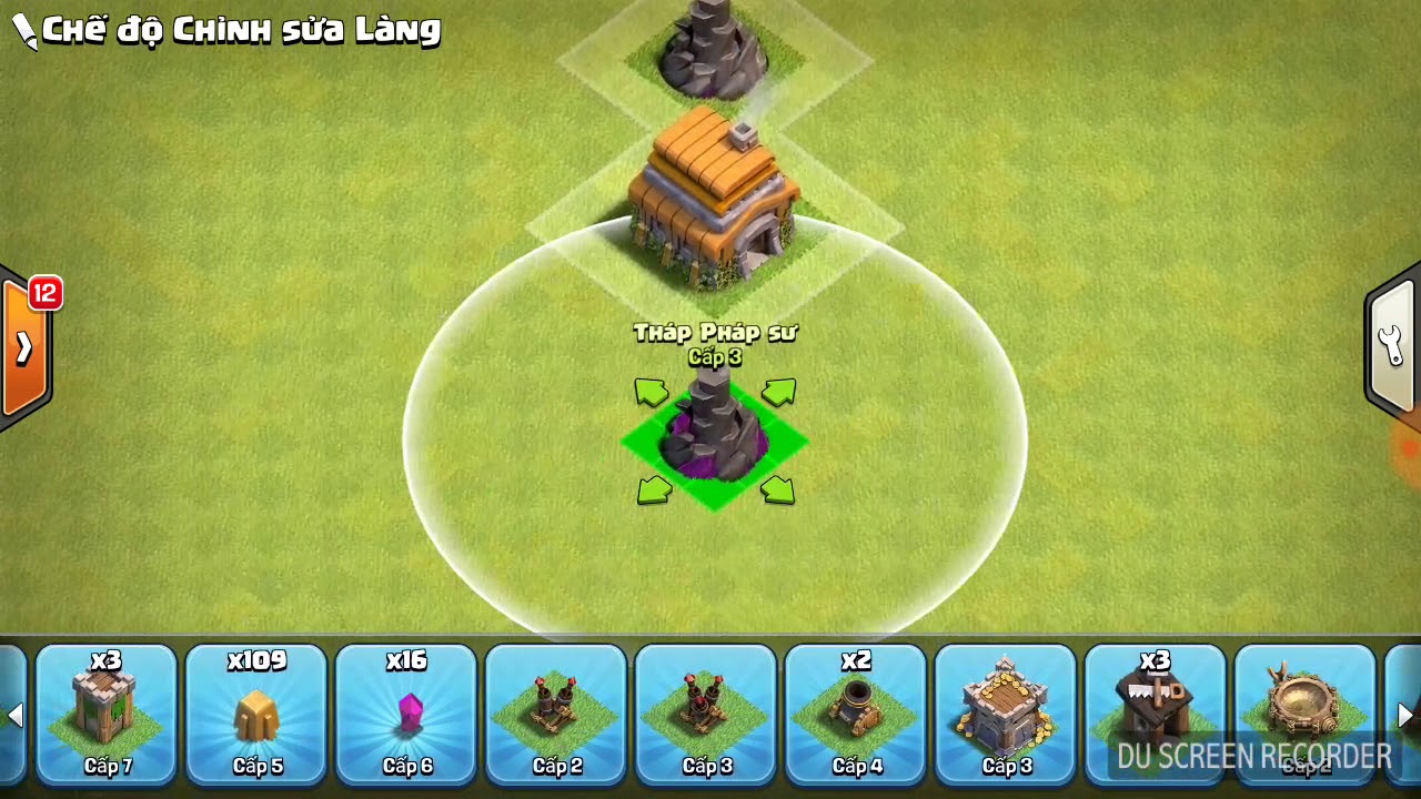 [Clash of clan] cách xếp nhà 6 thủ tốt
