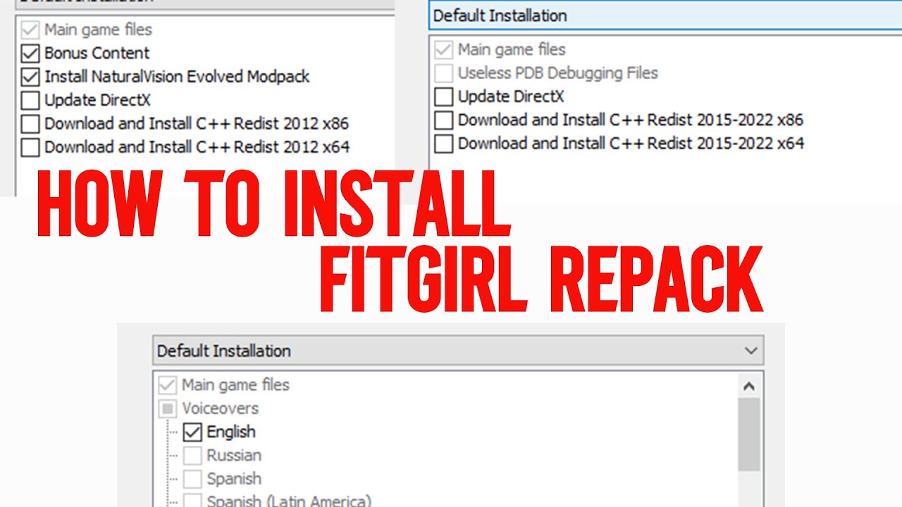 Как установить любую игру из репака Fitgirl