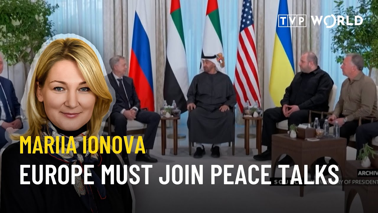 Europe must be at negotiation's table | Mariia Ionova