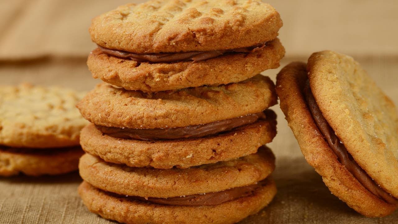 Peanut Butter Sandwich Cookies Recipe Demonstration - Joyofbaking.com