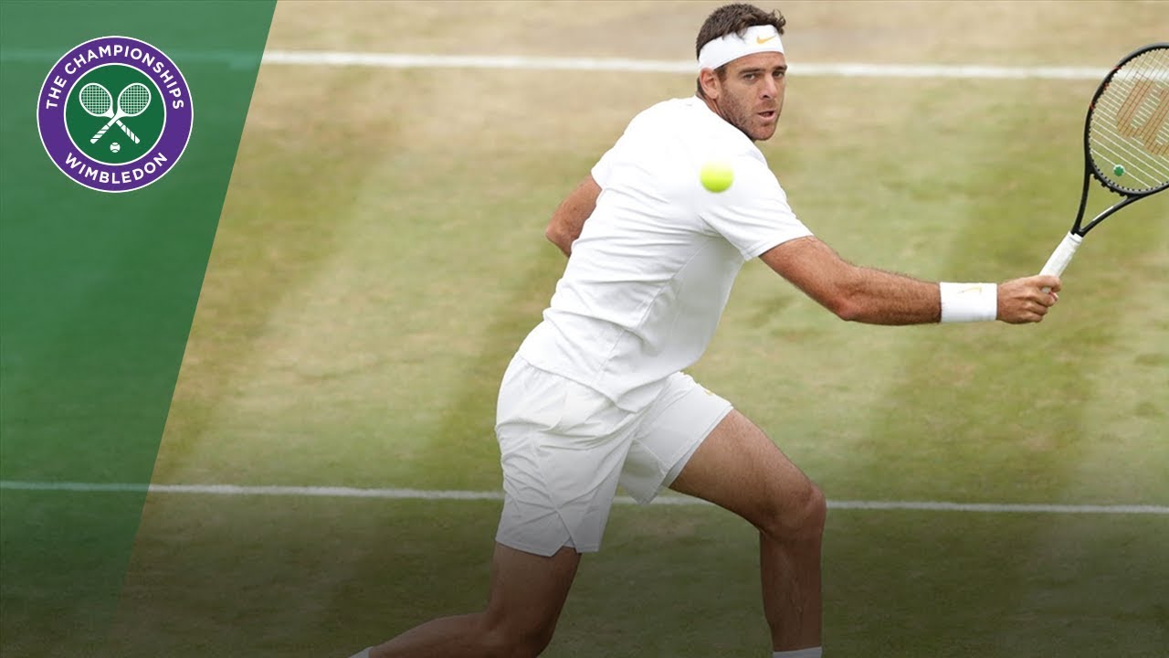 Juan Martin Del Potro vs Gilles Simon 4R Highlights | WImbledon 2018