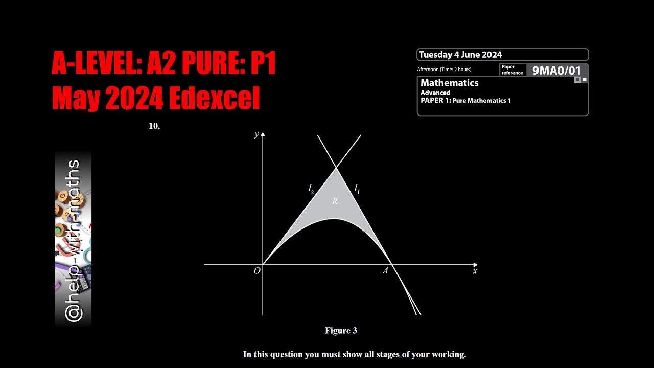 Q10 Areas by Integration A2 Pure P1 June 2024