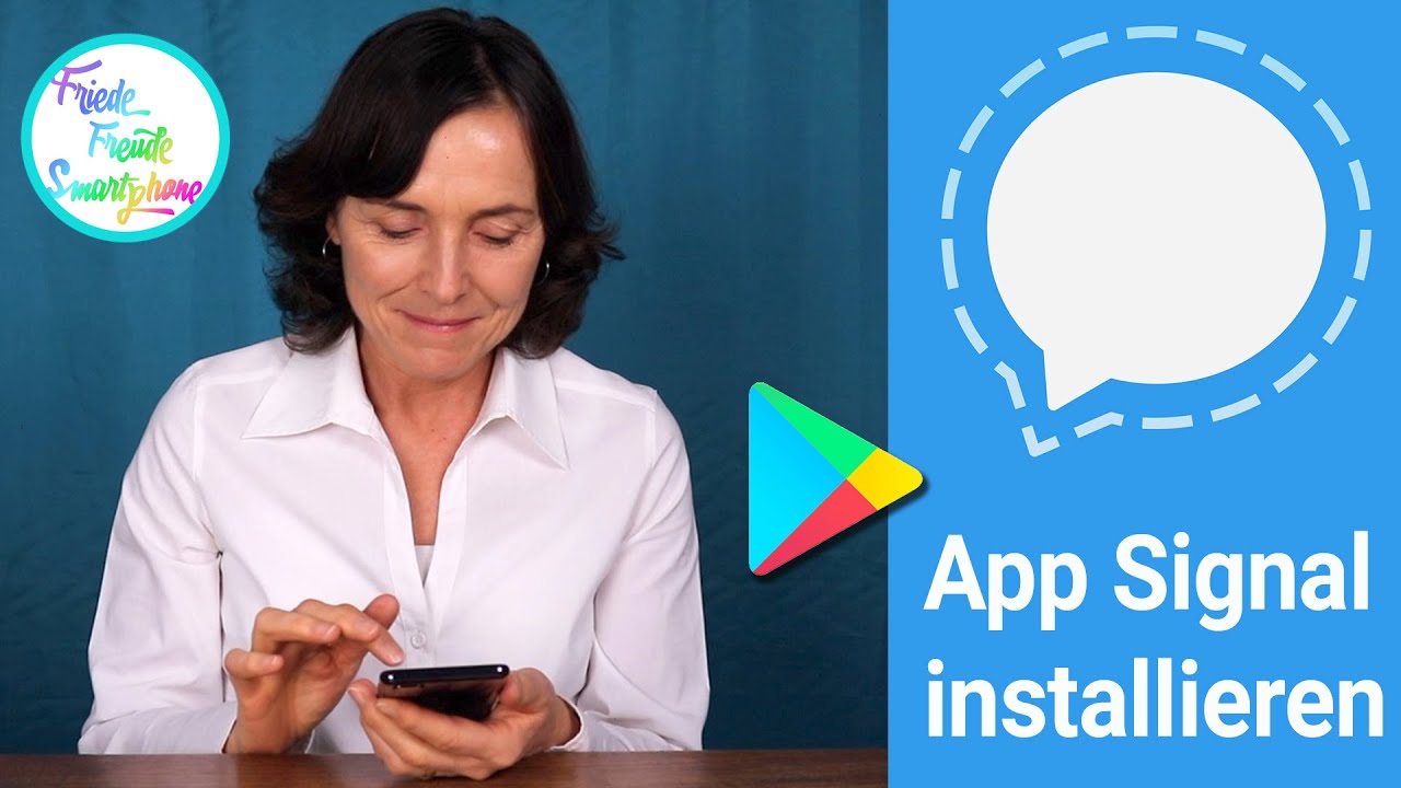 Die App SIGNAL installieren. Smartphonekurse für Senior*innen - Signal Teil 01