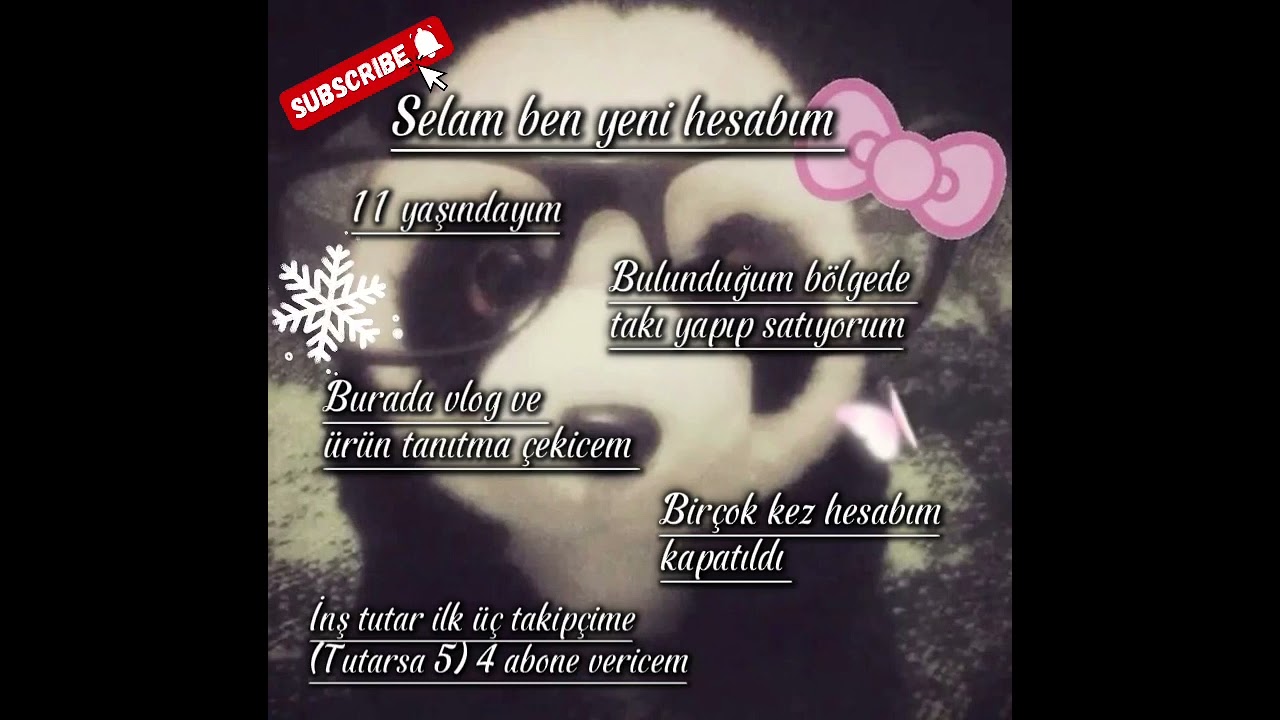 İlk videom tutarsa ilk 5 aboneme 4 abone vericem #keşfet #keşfeta&ccedil;ıl #yenihesap ##kesfetolurmusun