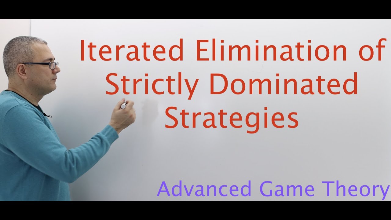 (AGT1E8) [Game Theory] Iterated Elimination of Strictly Dominated Strategies