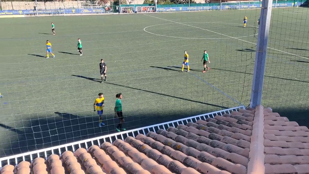 Toulon football présente Championnat U17r Match avec tous les but Sporting Toulon Vs  As Gémenos