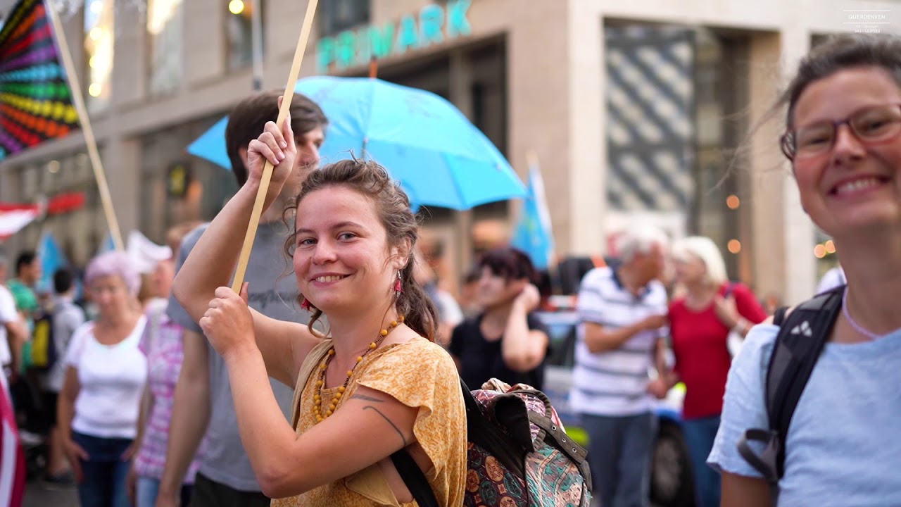 Gro&szlig;demo 7.11.2020 in Leipzig Trailer Querdenken
