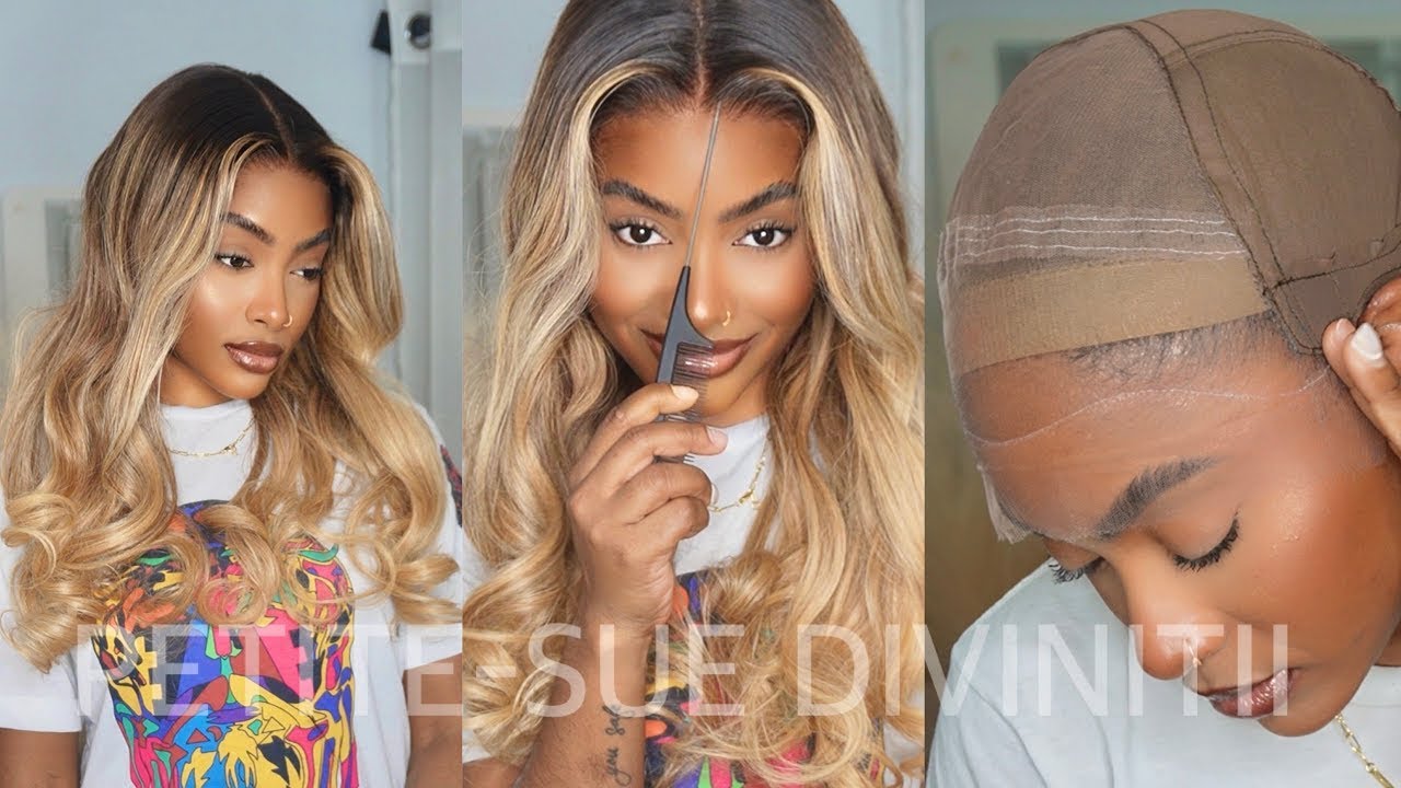 No Glue, No Fuss! | Long Wavy Caramel Blonde Balayage Glueless Wig | 3D GLUELESS MAX | RPGSHOW#wigs