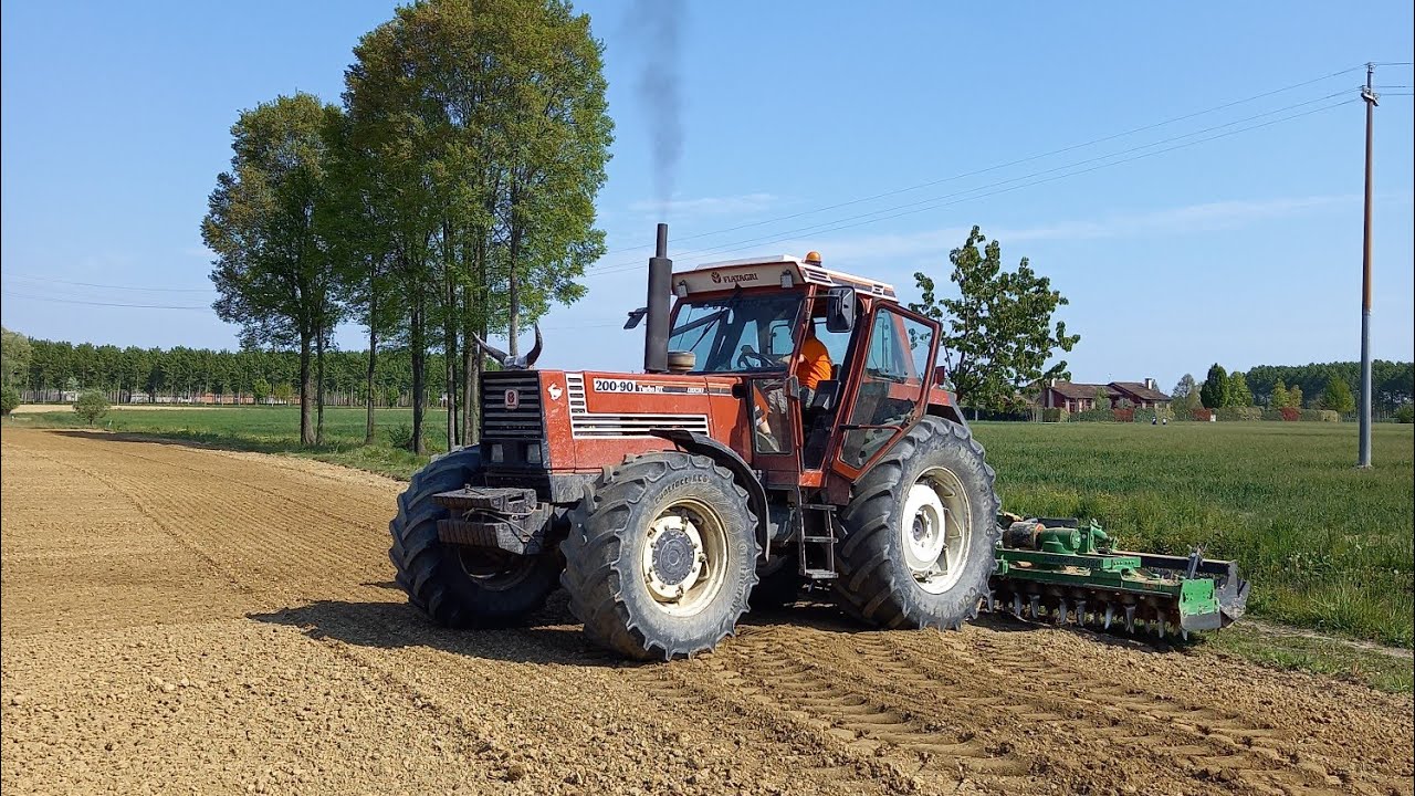 Fiatagri 180-90|Erpice Valentini 5.20 m|Az. Agr. Formentin| pure sound