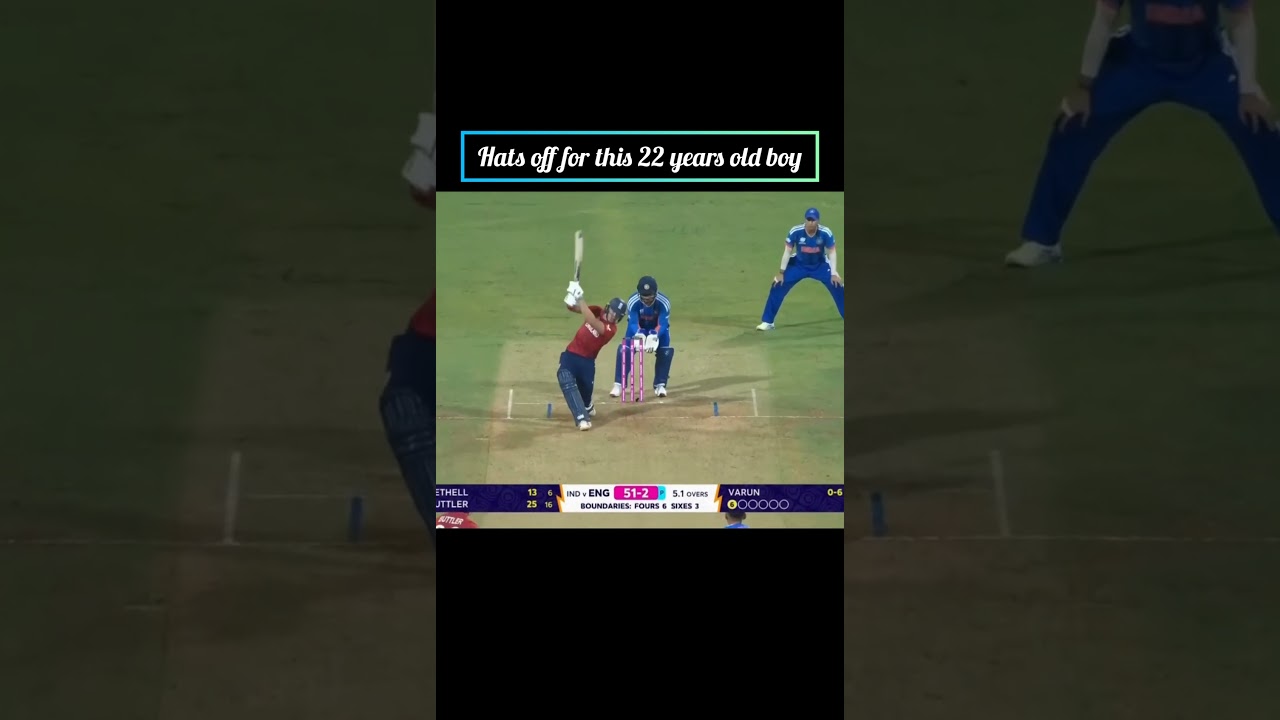 Jacob bethell 105 in 44,balls