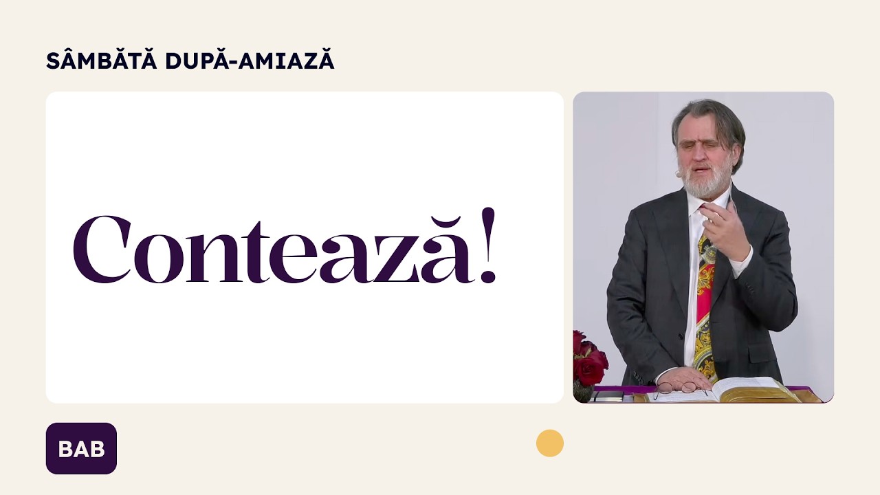 🔴 LIVE - Biserica Adventă Biblică | Iacob Coman