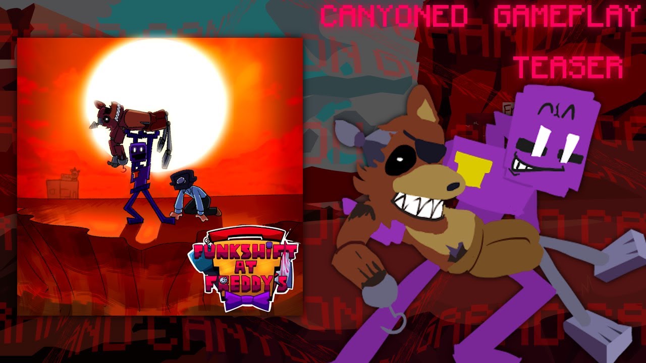 Funkshift at Freddy's CANYONED Gameplay teaser - FNF DSaF mod