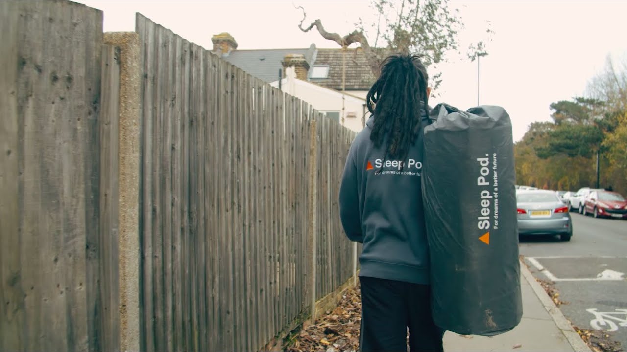 Sleep Pod working in partnership with Roche Diabetes Care and Sussex Homeless Support