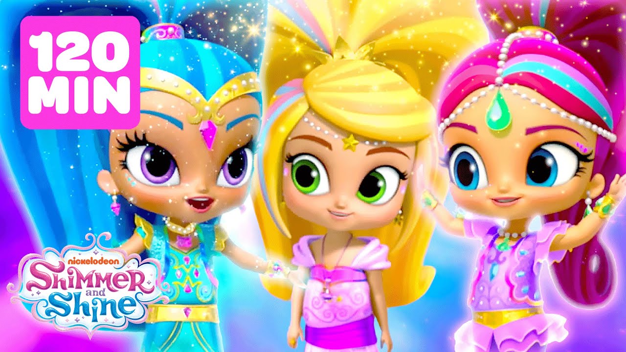Shimmer & Shine Grant Leah's Second Wish! w/ Nazboo | 2 Hours | Shimmer and Shine