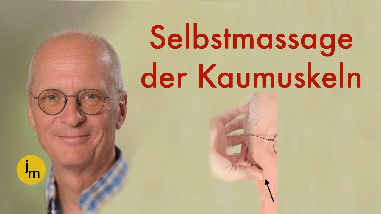 Kaumuskeln selbst massieren – Bei Kieferschmerz und Tinnitus
