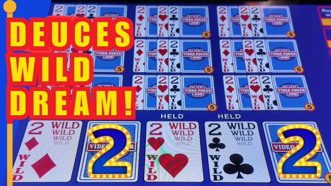 My Heart Was Racing When I Got Dealt THIS Hand Playing Deuces Wild Bonus Video Poker!