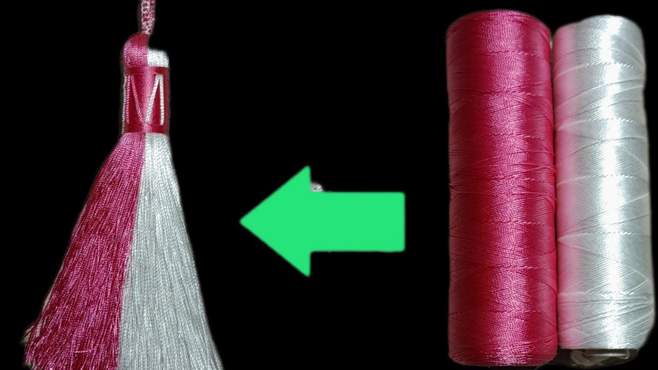 سر کلیدی زندان بافت _ Learning how to weave one of the most beautiful headbands with silk thread