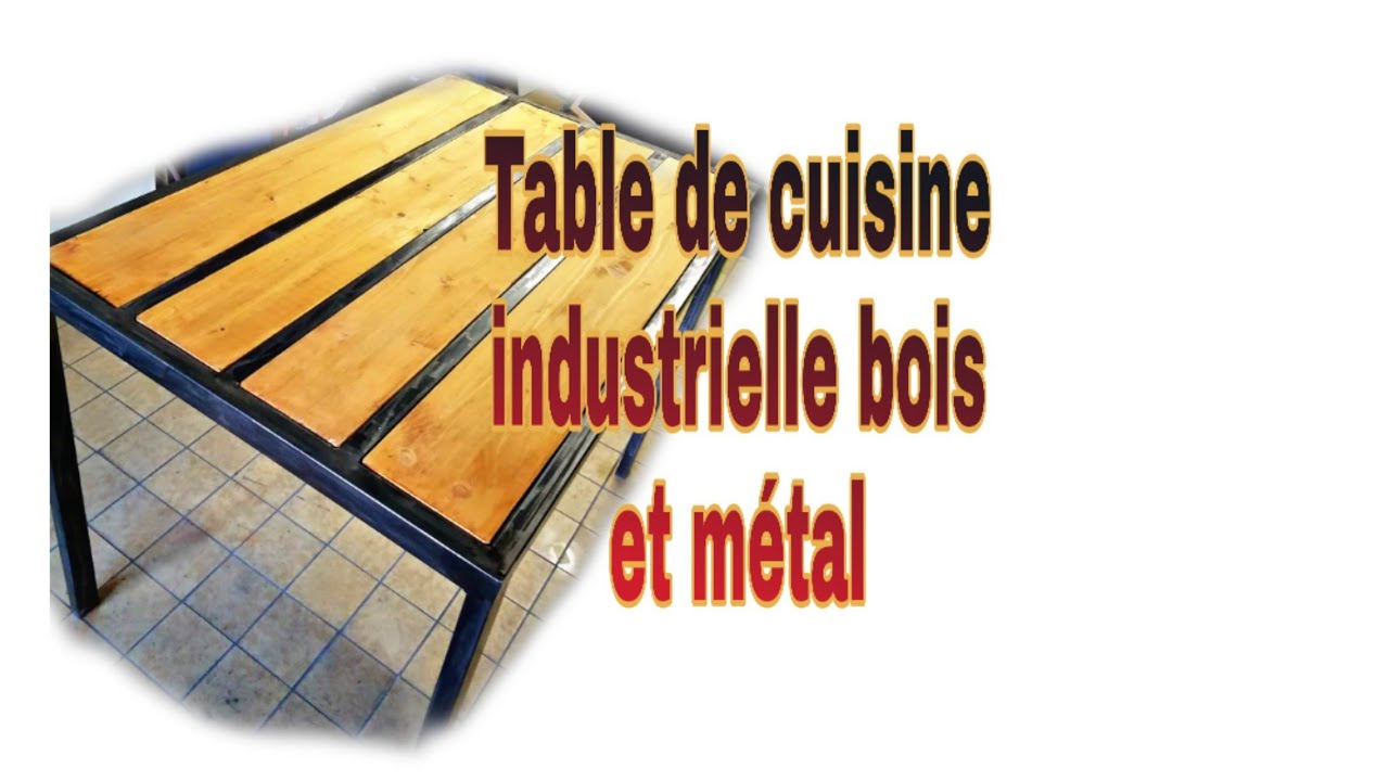 table de cuisine industrielle