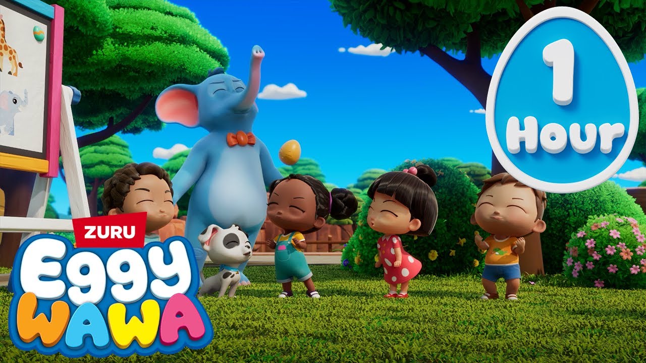 🌟 Classic Nursery Rhymes | 1 Hour with Eggy Wawa | Fun Learning for Preschool kids |  Preschool Fun