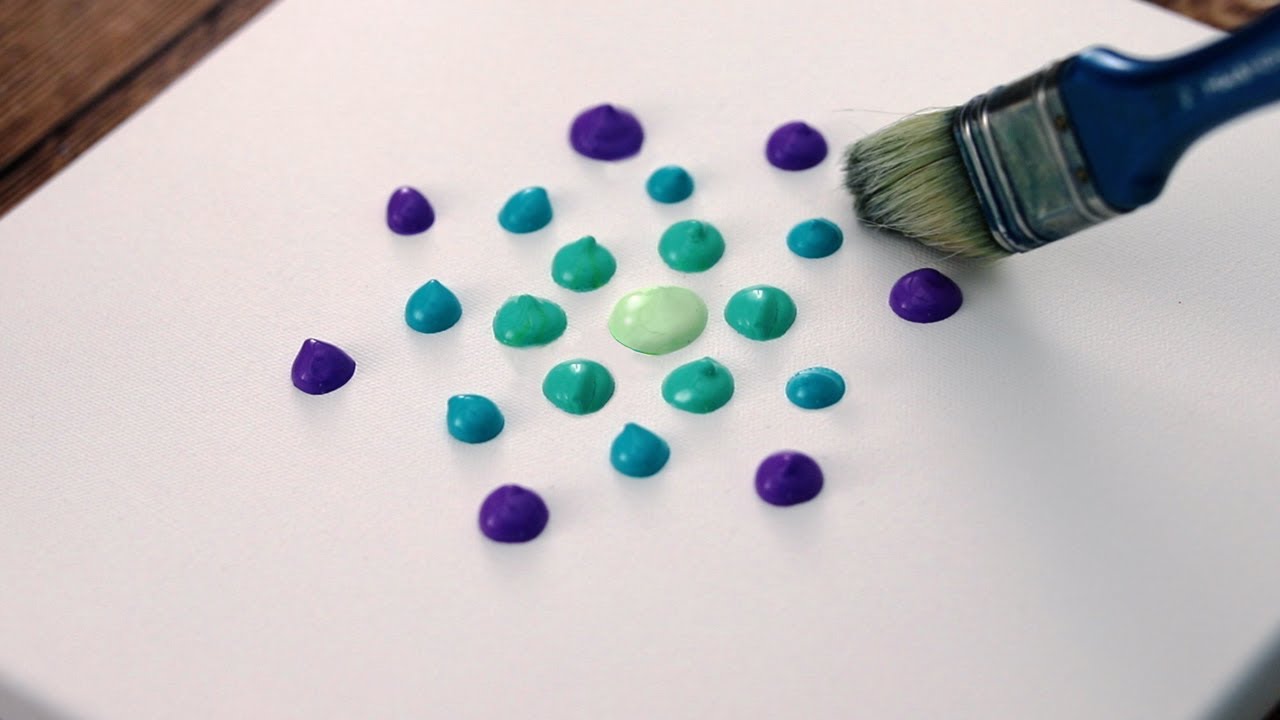 Лес фантазий 💚 Расслабляющая картина акрилом #327