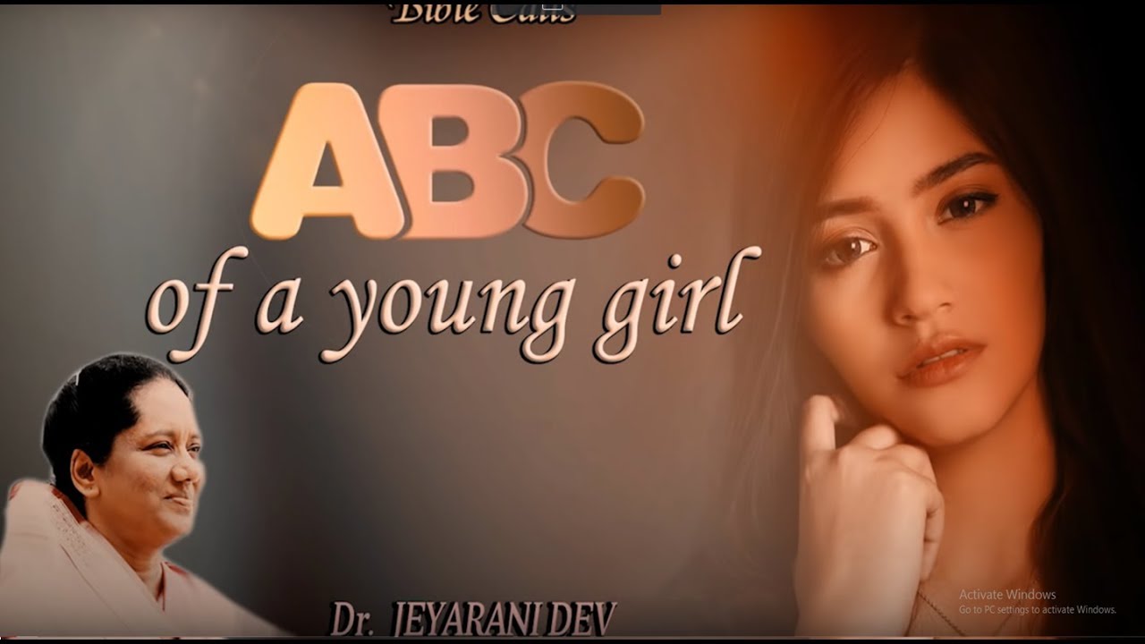 வாலிபப்  பெண்ணுக்கு மட்டும் | ABC of a Young Girl | Dr. Jeyarani Andrew