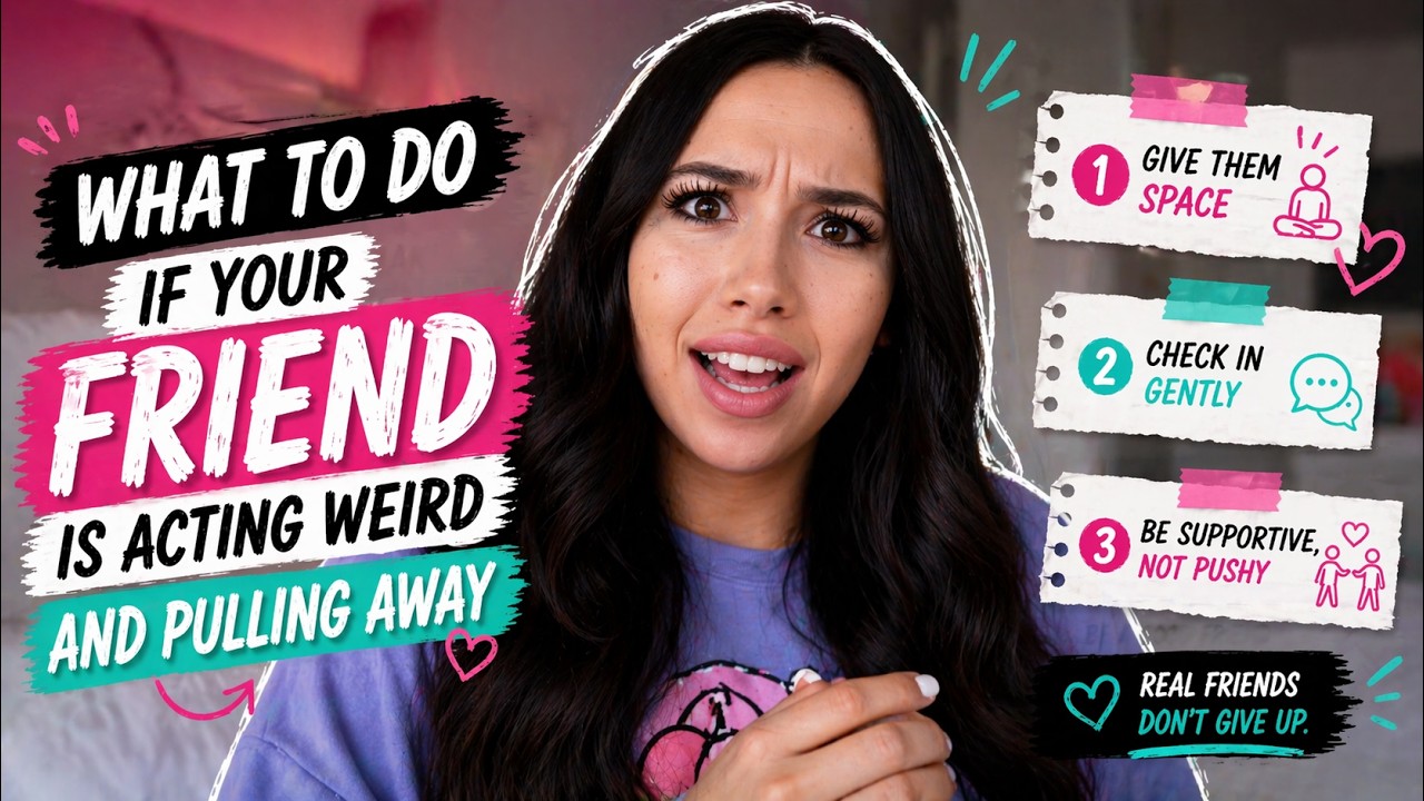 What to do if your friend is acting weird and pulling away