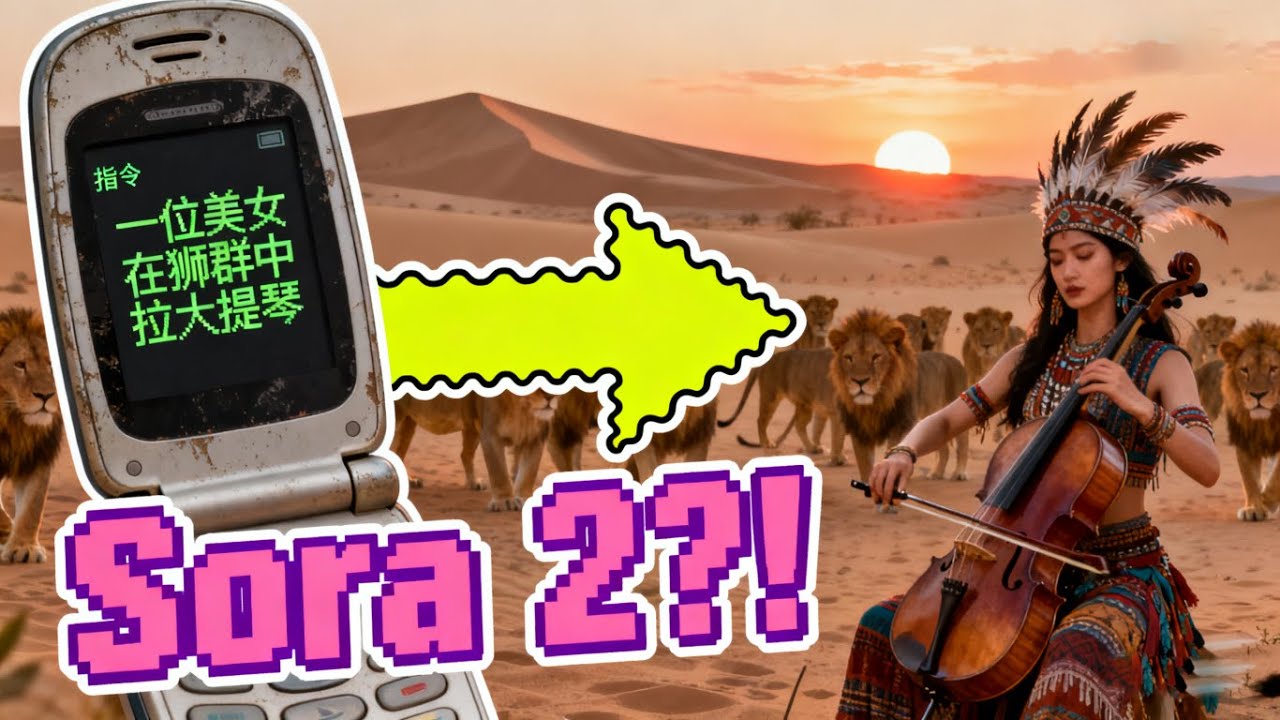 全网首发！Sora 2 正式发布？10分钟实测，效果直接颠覆三观！