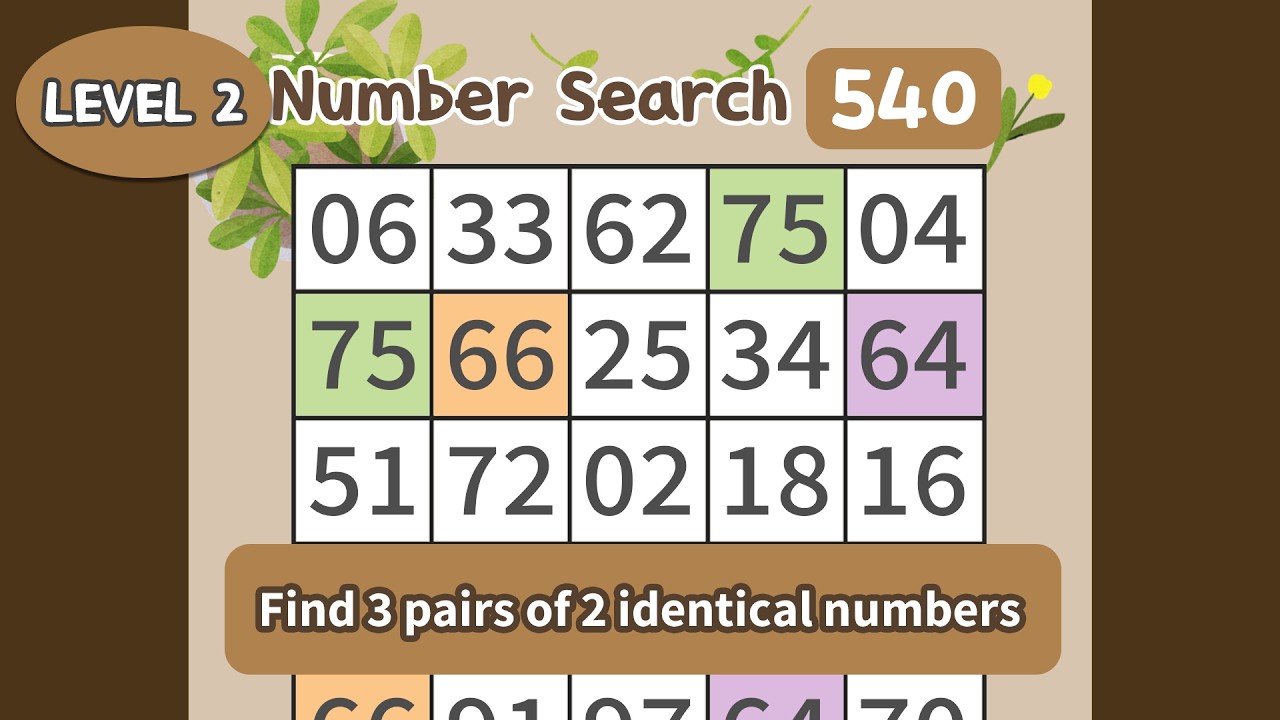 Brain Training Game to Prevent Memory Loss  2-540