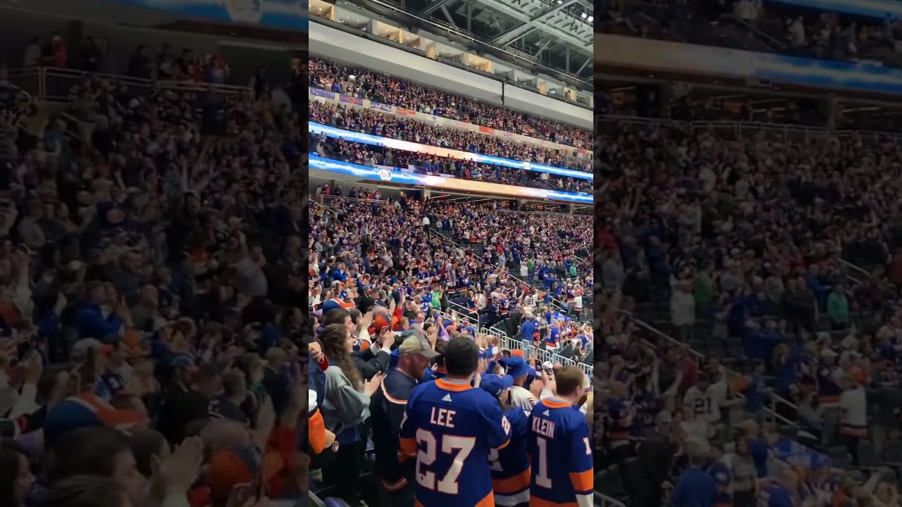 New York Islanders clinched and  headed to the playoffs - UBS Arena - April 2023