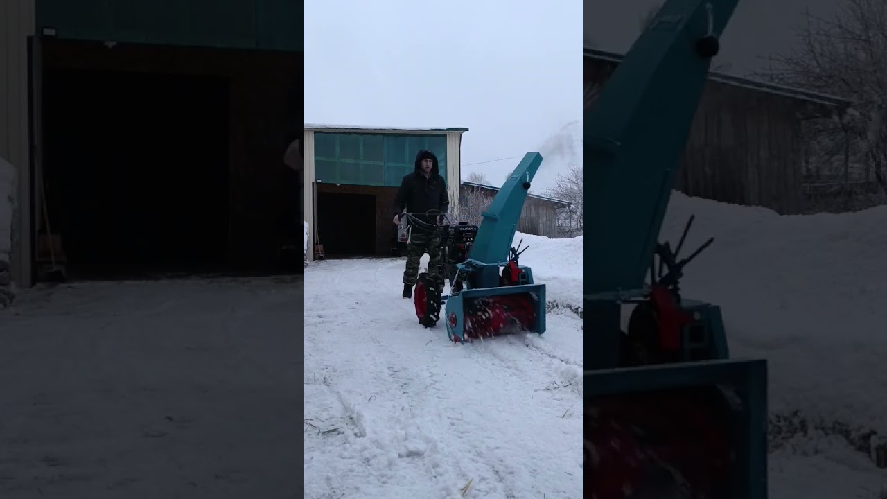 Снегоуборочная приставка СМ-600 в деле👍